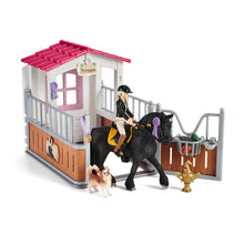 Load image into Gallery viewer, SL42437 Schleich Horse Loose Box with Horse Club Tori &amp; Princess