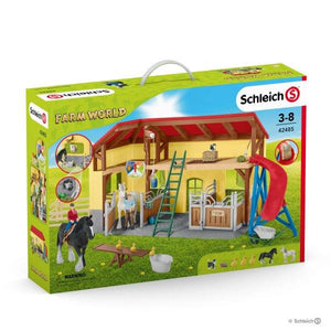 Packaging box for the SL42485 Schleich Farm World Stable with Figures, Anamals and Accessories