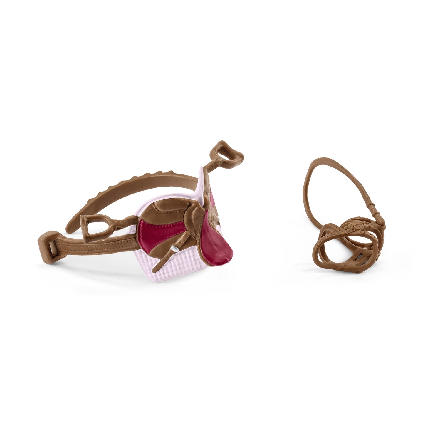 SL42490 Schleich Saddle and Bridle - Pink Saddle Cloth