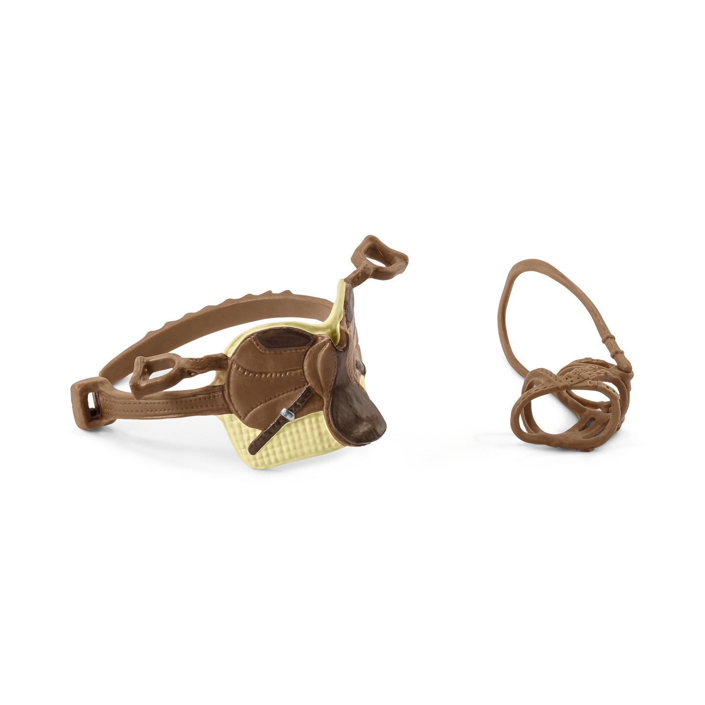 SL42492 Schleich Saddle and Bridle - Yellow Saddle Cloth