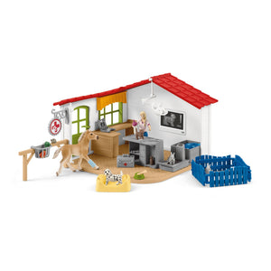 SL42502 Schleich Veterinarian Practice with Pets