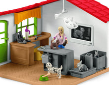 Load image into Gallery viewer, SL42502 Schleich Veterinarian Practice with Pets - inside reception