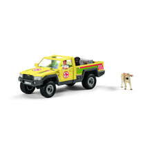 Load image into Gallery viewer, SL42503 Schleich Veterinarian Visit at the Farm - truck with calf