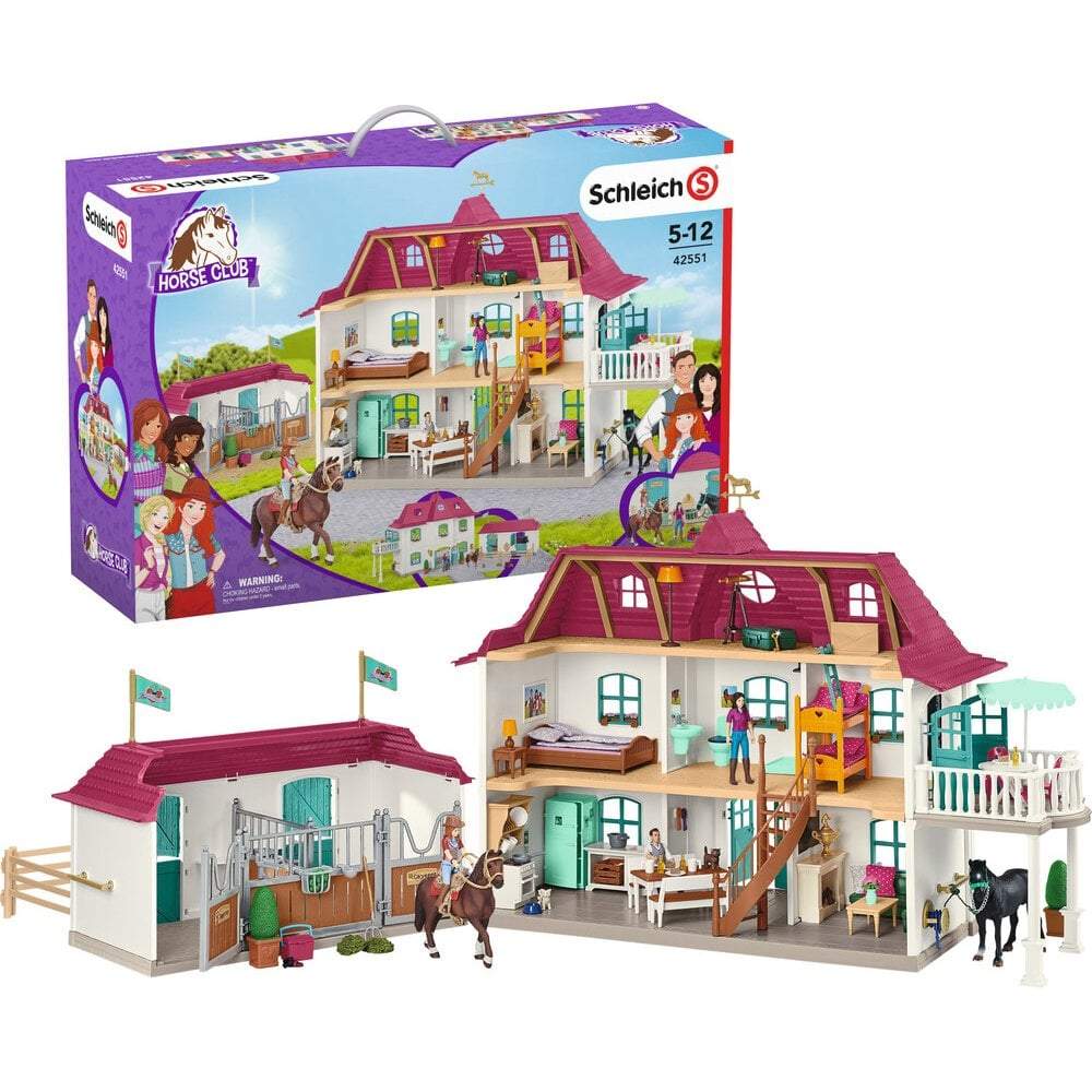 SL42551 Schleich Horse Club Lakeside Country House and Stable Set
