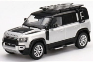 TSM430632D TSM 143 scale Land Rover Defender 110 Explorer Pro in Indus Silver