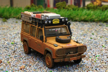 Load image into Gallery viewer, TSMMGT00221R MINI GT MODELS 1:64 SCALE Land Rover Defender 110 1989 Camel Trophy Winner UK Dirty Version