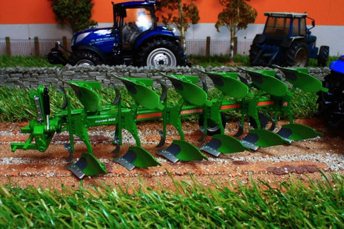 Uh4275 Universal Hobbies Amazone Cayron 200 Six Furrow Reversible Plough - Discontinued Tractors And