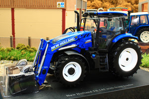 UH4956 Universal Hobbies New Holland T6.145 4wd Tractor with 740TL front loader with grab
