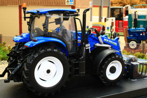 UH4956 Universal Hobbies New Holland T6.145 4wd Tractor with 740TL front loader with grab