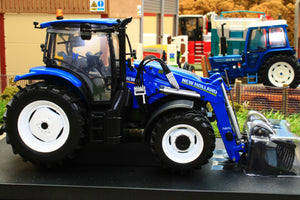 UH4956 Universal Hobbies New Holland T6.145 4wd Tractor with 740TL front loader with grab