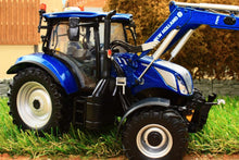 Load image into Gallery viewer, UH5320 UNIVERSAL HOBBIES NEW HOLLAND T6.175 BLUE POWER TRACTOR WITH LOADER