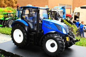 UH6222 UNIVERSAL HOBBIES NEW HOLLAND T5.130 BLUE POWER TRACTOR WITH HI VIS CAB