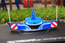 Load image into Gallery viewer, UH6251 UNIVERSAL HOBBIES TRACTOR BUMPER SAFETY WEIGHT 800 KG IN BLUE