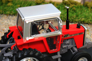 UH6310 Universal Hobbies Massey Ferguson 590 2WD Tractor with Red Silver Cab Limited Edition 750 Pieces World Wide