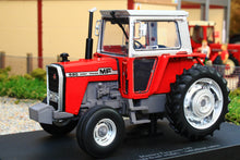 Load image into Gallery viewer, UH6310 Universal Hobbies Massey Ferguson 590 2WD Tractor with Red Silver Cab Limited Edition 750 Pieces World Wide