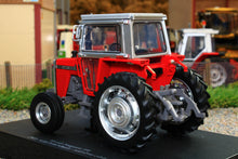 Load image into Gallery viewer, UH6310 Universal Hobbies Massey Ferguson 590 2WD Tractor with Red Silver Cab Limited Edition 750 Pieces World Wide