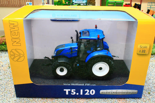 UH6360 Universal Hobbies 1:32 Scale New Holland T5.120 Electrocommand 4WD Tractor 2022