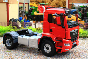W077653 Wiking MAN TGS 18.510 4x4 2 Axle Lorry Tractor Unit in Red