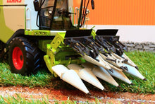 Load image into Gallery viewer, W7340 Wiking Class Lexion 760 Combine With Maize Header Tractors And Machinery (1:32 Scale)