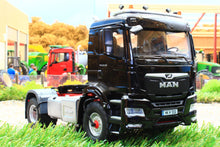 Load image into Gallery viewer, W7651 Wiking MAN TGS 18.510 4x4 2 Axle Lorry Tractor Unit in Black