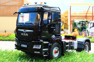 W7651 Wiking MAN TGS 18.510 4x4 2 Axle Lorry Tractor Unit in Black