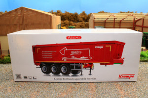 W7657 Wiking Krampe Conveyor Belt Lorry Trailer in Red