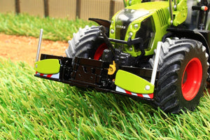 W7841 Wiking Front Bumper And Weights In Claas Colours Tractors And Machinery (1:32 Scale)