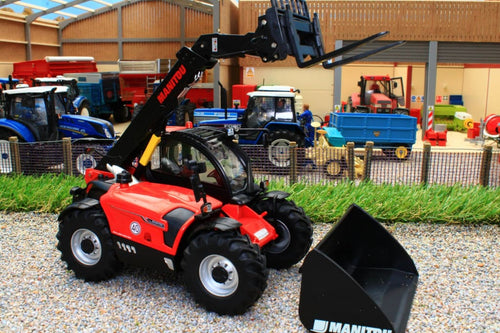 W7850 WIKING MANITOU TELESCOPIC LOADER MLT 635 WITH FORKS AND BUCKET