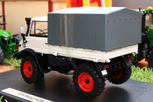 Load image into Gallery viewer, We1044 Weise Mercedes Benz Unimog 406 (U84) With Canvas Load Bed Cover Tractors And Machinery (1:32