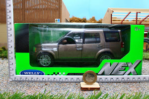 WEL24008BR Welly 1:24 Scale Land Rover Discovery 4 in Brown Metallic