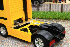 WEL32280Y WELLY 132 SCALE MERCEDES BENZ ACROS LORRY IN YELLOW