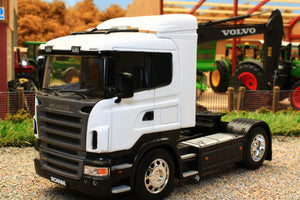 WEL32625W Welly 1:32 Scale Scania R470 4xs lorry in white
