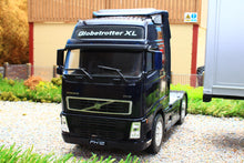 Load image into Gallery viewer, WEL32631 Welly Volvo Fh12 4x2 Lorry In Very Dark Blue With Grey Box Wagon Trailer