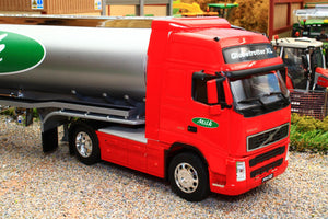 WEL32632RMT Welly 1:32 Scale Volvo FH12 Lorry Milk Tanker in Red and Silver