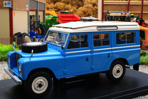 WHI124150 Whitebox 1:24 Scale Land Rover Series III 109 in Blue